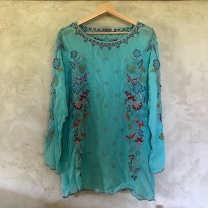 Johnny Was Tunic Shirt